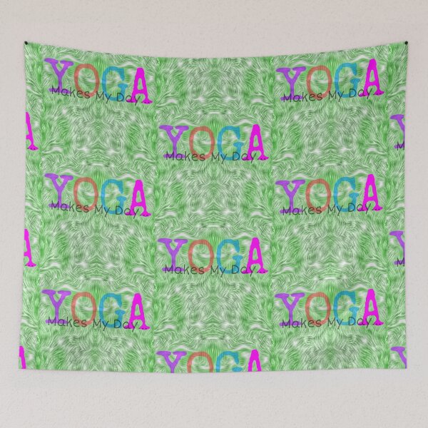 Item preview, Yoga With Grass Print designed and sold by 59SHOP24.