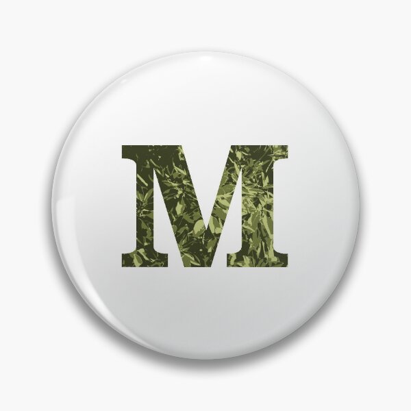 Item preview, a alphabet letter M monogram designed and sold by patternsplus.