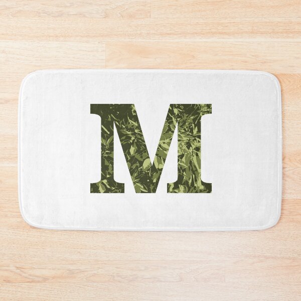 Item preview, a alphabet letter M monogram designed and sold by patternsplus.