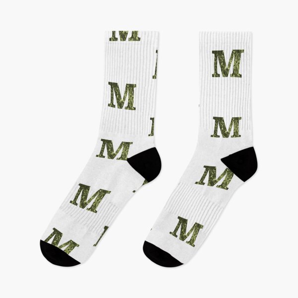 Item preview, a alphabet letter M monogram designed and sold by patternsplus.