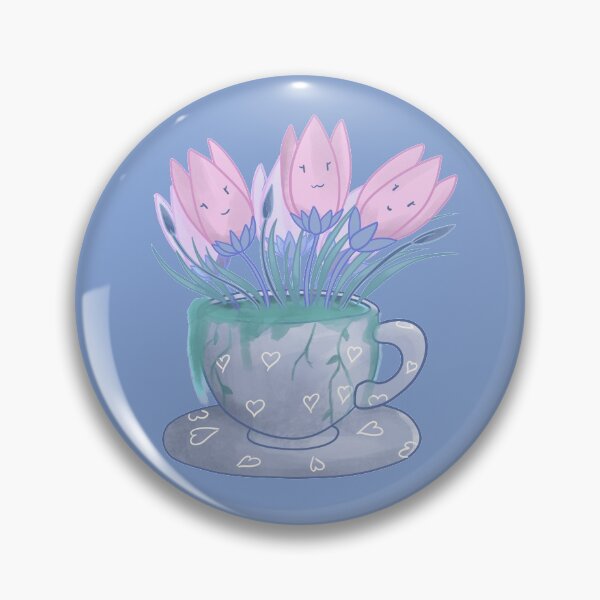 Artikelvorschau, Blumenbecher Aufkleber entworfen und verkauft von Comfy-Creations.
