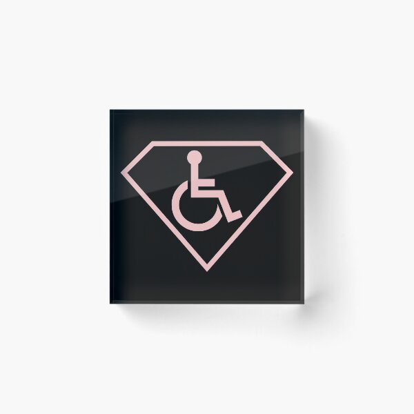 Item preview, Super Wheelchair pink designed and sold by Lence Printing.