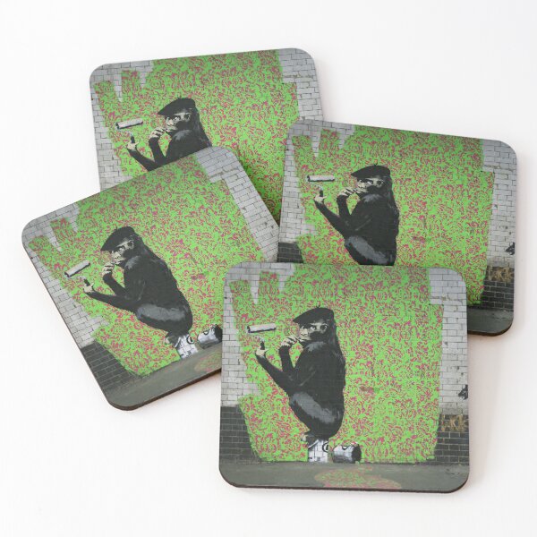 Item preview, Banksy Gorilla With Roller designed and sold by ManwithaCamera.