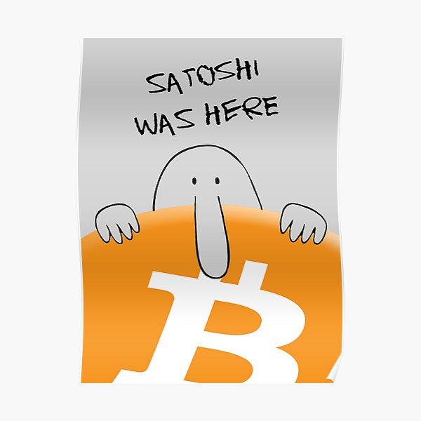 Bitcoin Kilroy Poster