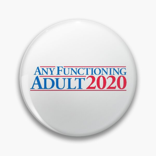 Item preview, Any Functioning Adult Political Bumper Sticker designed and sold by adidabu.