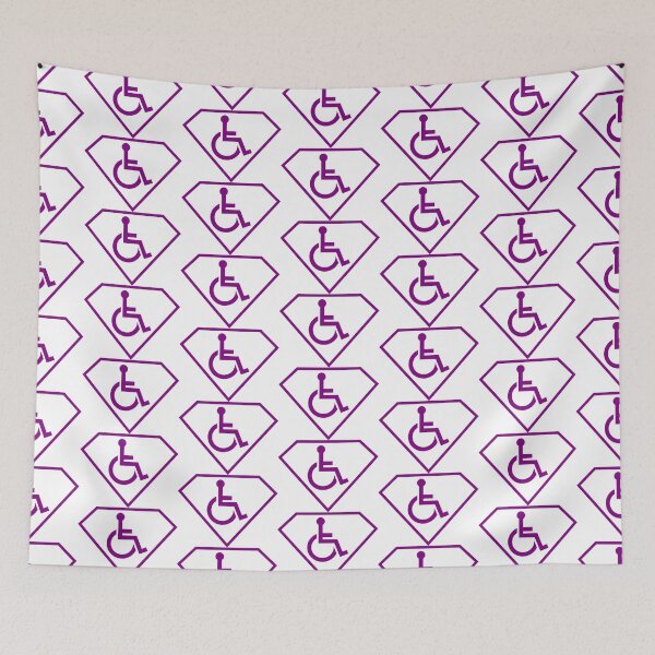 Item preview, Super Wheelchair purple designed and sold by Lence Printing.
