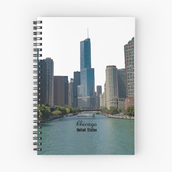 Item preview, Chicago, Illinois, US - Chicago Skyline & Chicago River   designed and sold by leemcnut.