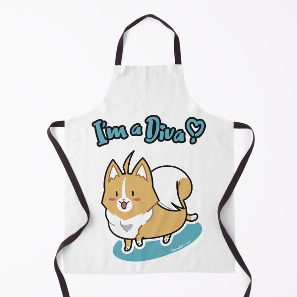 Item preview, I'm a Diva (Pomeranian) (aqua) designed and sold by Snowflake-Owl.