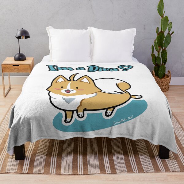 Item preview, I'm a Diva (Pomeranian) (aqua) designed and sold by Snowflake-Owl.