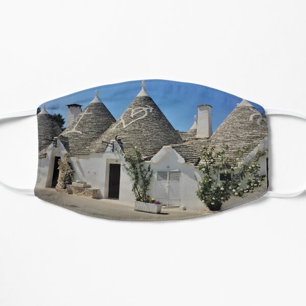 Puglia- Alberobello- Italy Flat Mask