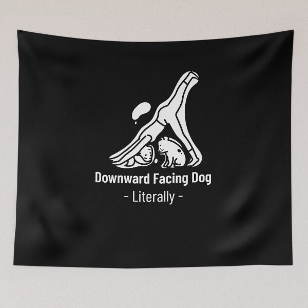 Item preview, Women and her dog (Yoga pose) designed and sold by NUKMARKUS.