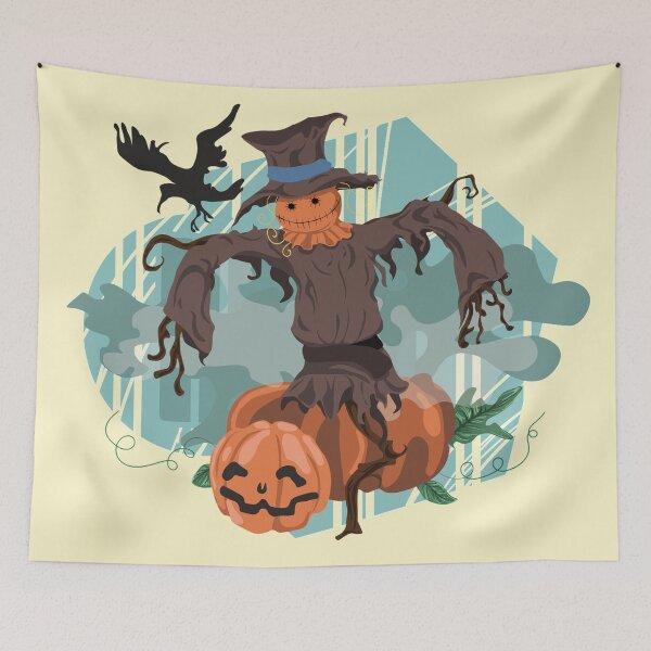 Item preview, Scarecrow In The Halloween Night designed and sold by iamdesigns14.