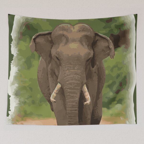 Item preview, Mighty Asian Tusker Elephant designed and sold by chamsham2020.