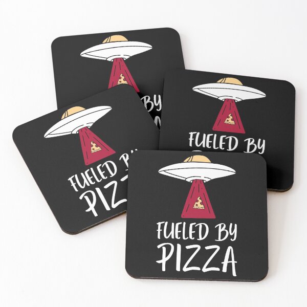 Item preview, Fueled by Pizza White Flying UFO Space Beam designed and sold by javes93.