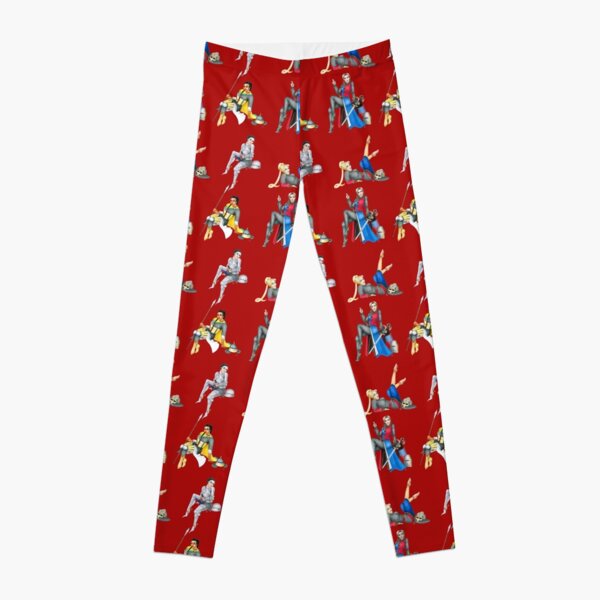 Warrior Women Armored Pin Up Girls Compilation Leggings