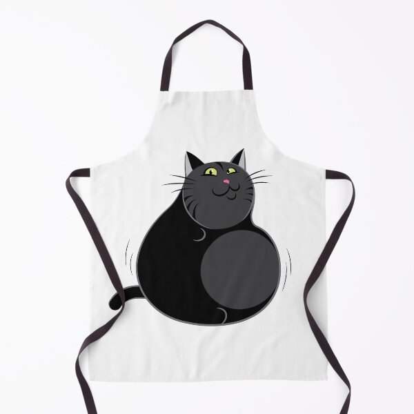 Item preview, Roly Poly Fat Black Cat designed and sold by DurianWong.