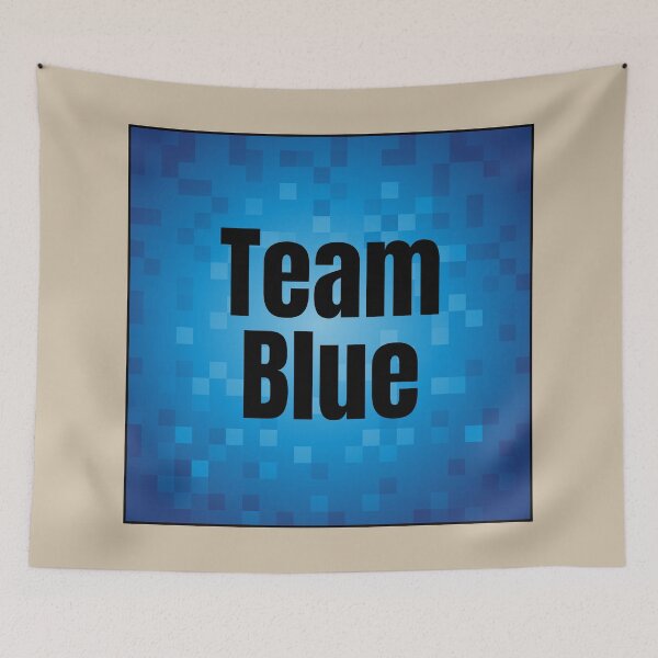 Item preview, Team Colours - Blue designed and sold by pixelinga.