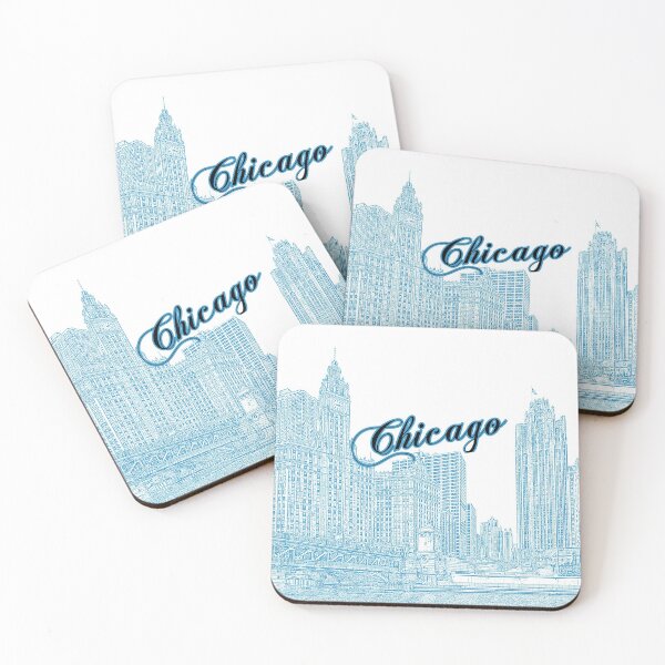 Item preview, Chicago, Illinois, US - Chicago Skyline & Chicago River   designed and sold by leemcnut.