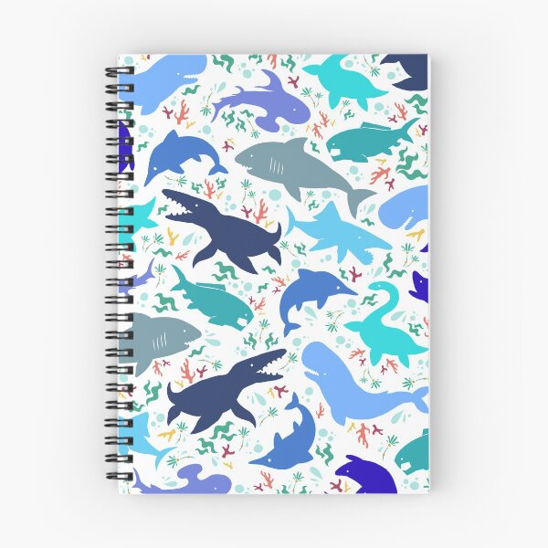 Item preview, Prehistoric Sea Creatures (White) designed and sold by KBMasquerade.