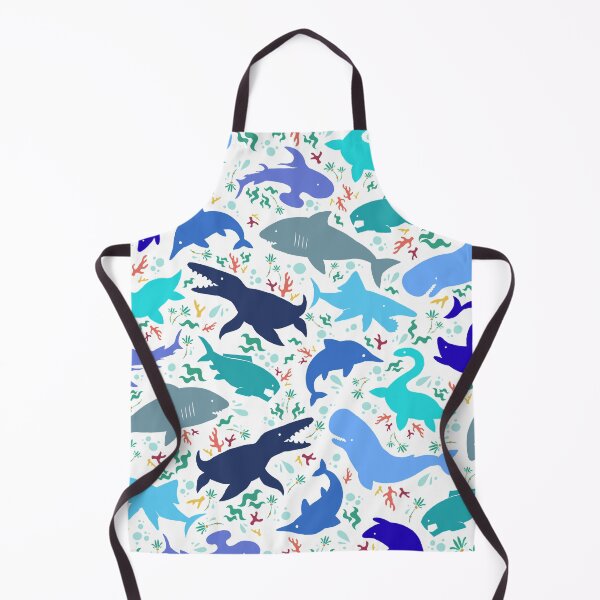 Item preview, Prehistoric Sea Creatures (White) designed and sold by KBMasquerade.