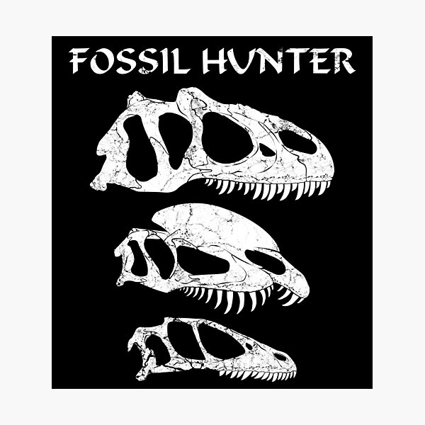 Artikel-Vorschau von Fossil Jäger, designt und verkauft von NicGrayGraphic.