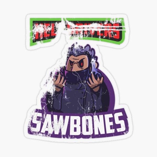 Hell Driver Sawbones Transparent Sticker