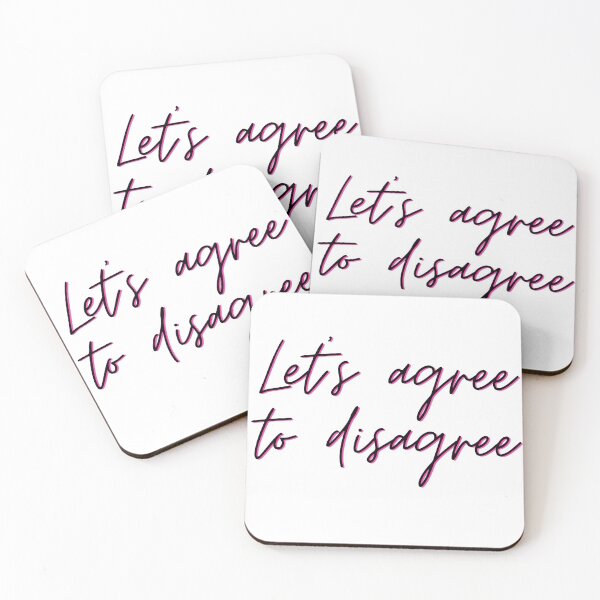 Item preview, Let's agree to disagree designed and sold by particulART.