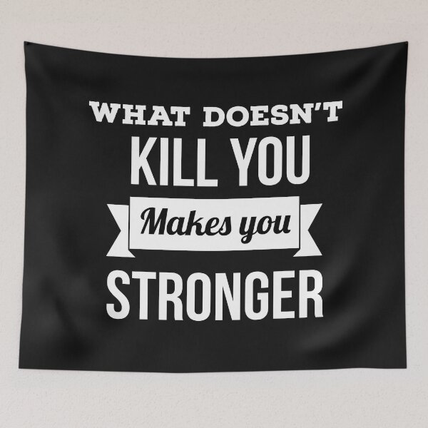 Item preview, What doesn't kill you makes you stronger, people with disability quotes designed and sold by doctors-apparel.