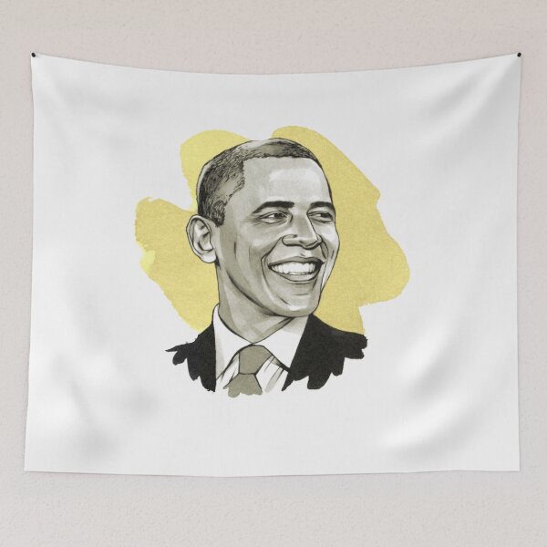 Item preview, Obama Illustration designed and sold by RobShop.