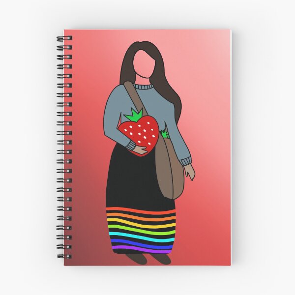 Item preview, Strawberry Lady in Ribbon Skirt designed and sold by Niibidoon.