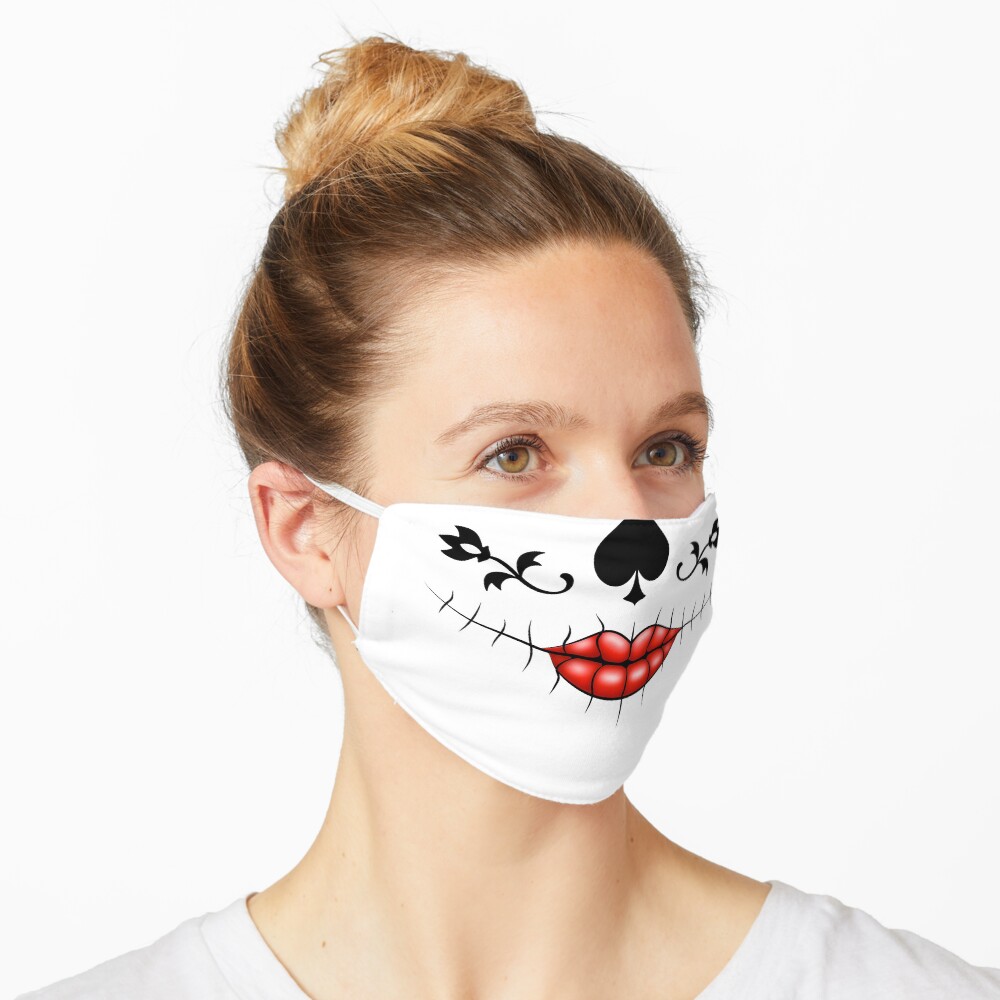 Show your elegance with a day of the dead inspired La Catrina Calavera sugar skull mask Mask