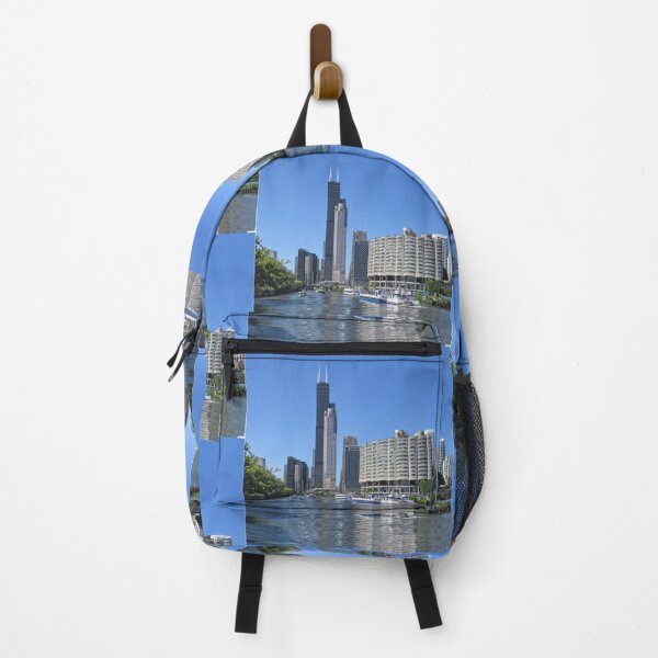 Item preview, Chicago, Illinois, US - Beautiful Skyline & Chicago River designed and sold by leemcnut.