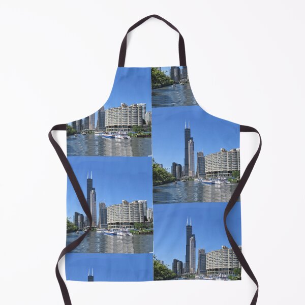 Item preview, Chicago, Illinois, US - Beautiful Skyline & Chicago River designed and sold by leemcnut.
