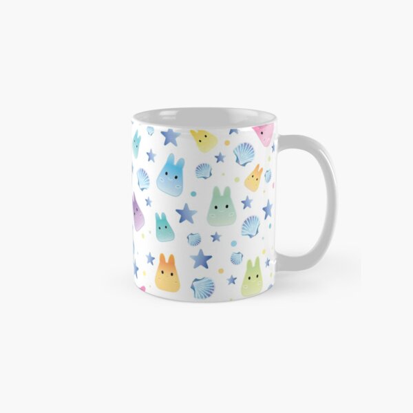 Bunny Waves White Classic Mug