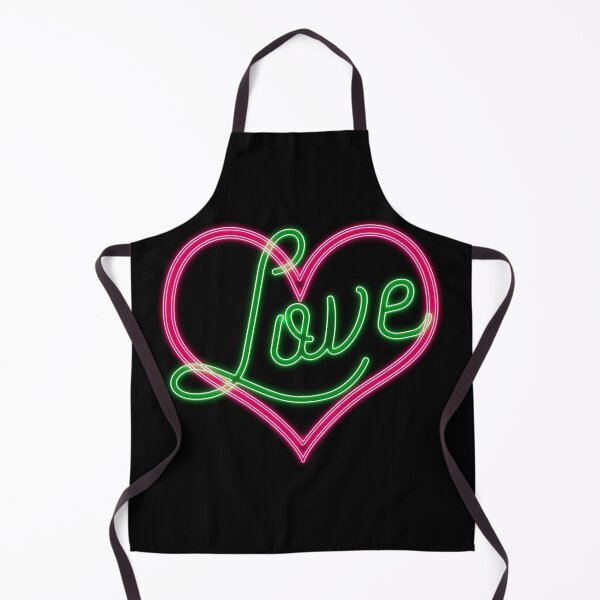 Item preview, Neon Heart / Love in Green and Pink designed and sold by blueskiesforme.