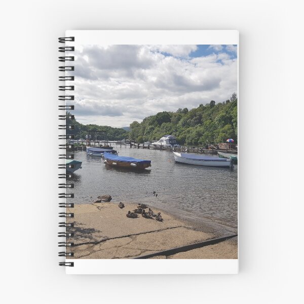 Item preview, Balmaha Boat Yard with Ducks Loch Lommond Scotland designed and sold by Scottish Photography .
