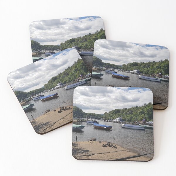 Item preview, Balmaha Boat Yard with Ducks Loch Lommond Scotland designed and sold by Scottish Photography .