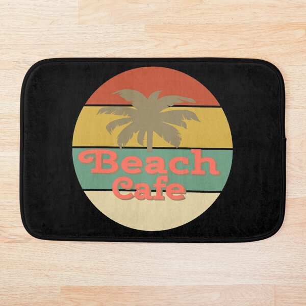 Cafe Tropical Bath Mats Redbubble - sunset cafe roblox