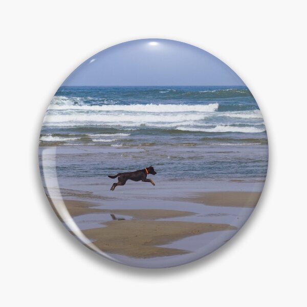 Item preview, Happy Dog at the Beach designed and sold by blueskiesforme.