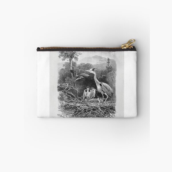 Item preview, Heron With Her Chicks from "Birds of Wave and Woodland." designed and sold by TheCurators.