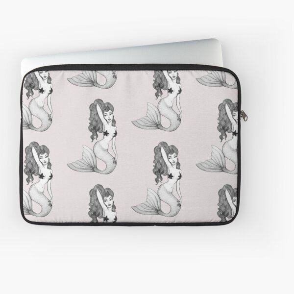 Aperçu de l'œuvre Sirène noir et blanc créée et vendue par ArtJoy.