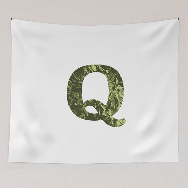 Item preview, a alphabet letter Q monogram designed and sold by patternsplus.