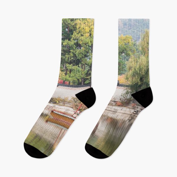 Item preview, Gyeongbokgung Palace Reflections Panorama designed and sold by TRVLR Designs.