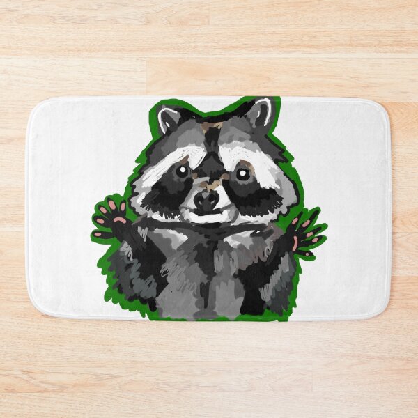 Item preview, Happy Raccoon making Jazz Hands designed and sold by KatharineArt.