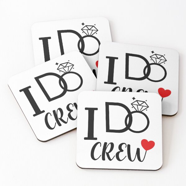 Item preview, I do crew, I do shirt, wedding party designed and sold by Sudarat Phimphanit.