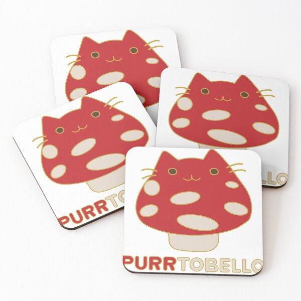 Item preview, PURRrtabello - Cute Red Mushroom Cat designed and sold by arturekdesign.