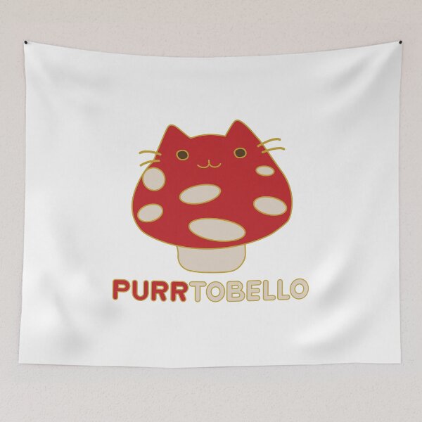 Item preview, PURRrtabello - Cute Red Mushroom Cat designed and sold by arturekdesign.