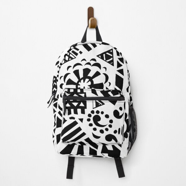 Item preview, black and white tribal shapes designed and sold by LBehrendtDesign.