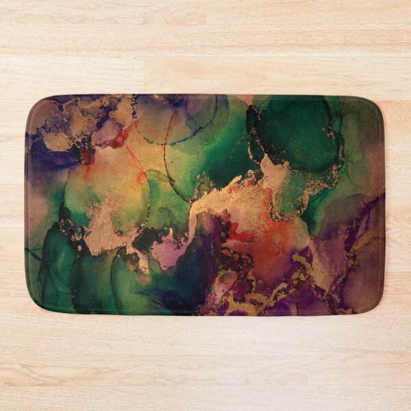Item preview, Marbled Texture in Purple, Green and Gold designed and sold by blueskiesforme.