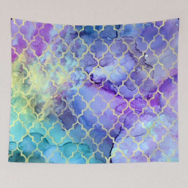 Item preview, Watercolor and Ink Moroccan  Pattern designed and sold by maryedenoa.